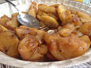 Fried apples