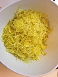 cooked spaghetti squash
