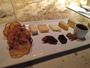 cheese plate at Jiko