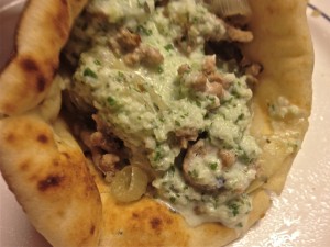 ground turkey gyros with naan