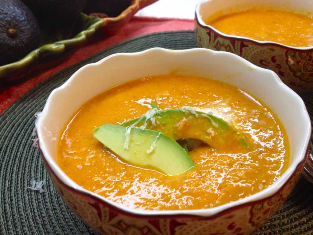 Roasted Corn and Tomato Soup from Zagleft