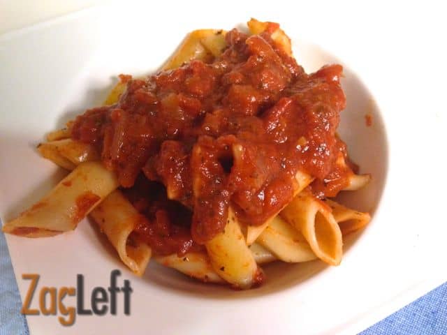 Spaghetti and Meat Sauce from Zagleft