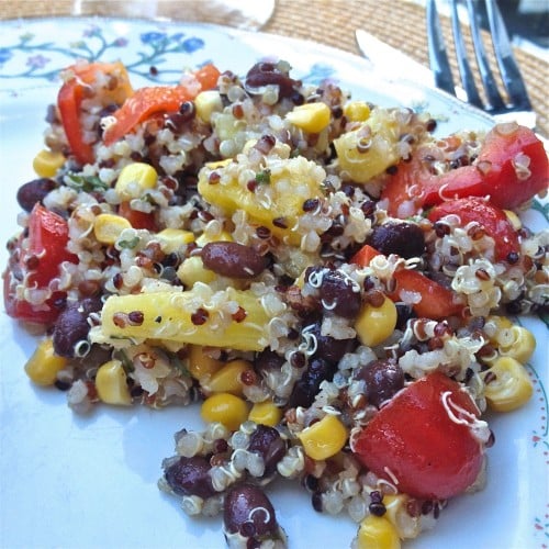 Quinoa Salad with Black Beans from Zagleft - college meals